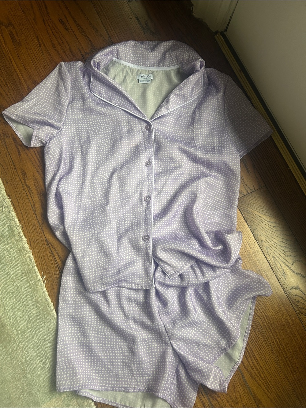 Splendid purple pajama short set XS